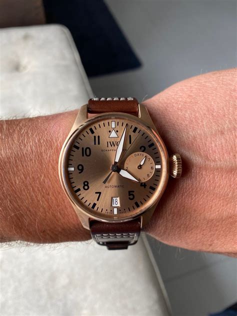 tom brady wrist shot – IWC Big Pilot Watch